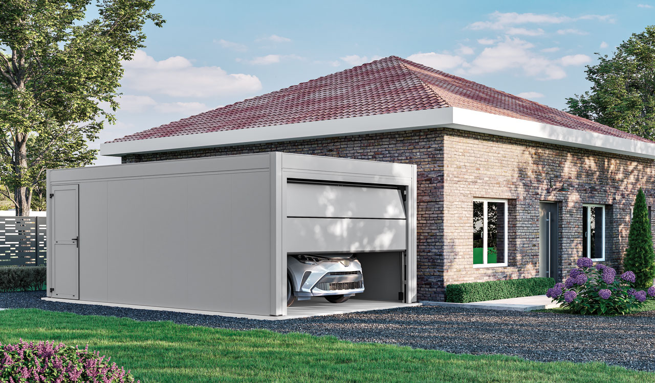 carport box garage aluminium amexso