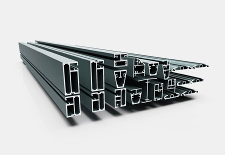 Sections de profil aluminium épaisseur 4 mm