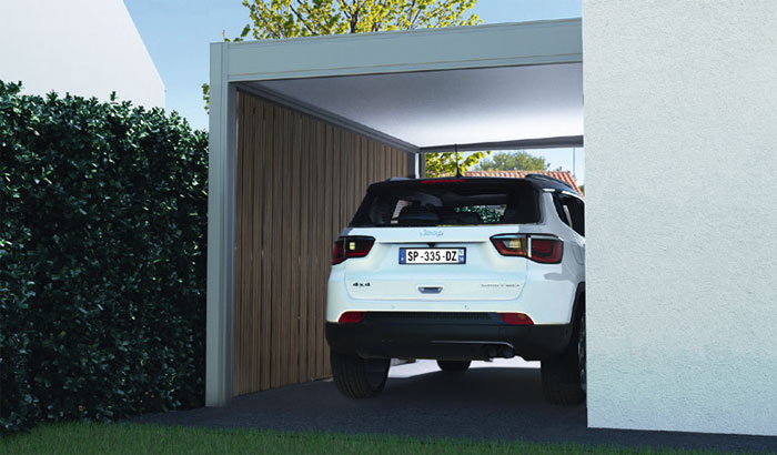 Carport aluminium King Size Amexso