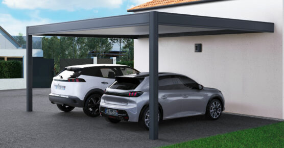 Carport adossé Amexso King size